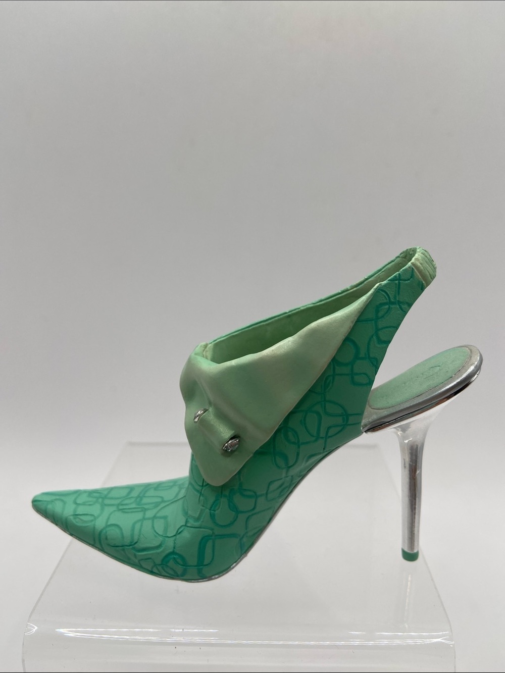 Just The Right Shoe by Raine The It Girl Miniature Shoe Figurine Mint Green